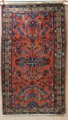 Hand Knotted Oriental Rug, 6' x 3'4