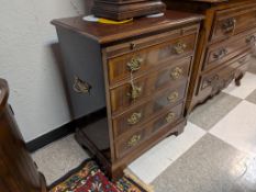 Hickory American Masterpiece Mahogany 4-Drawer Low Chest