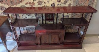 Contemporary Chinese Open Shelf Display.