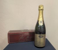 1982 Pol Roger Champagne with Box.