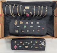Group of Costume Rings, Bracelets & Pendants.