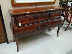 Contemporary 5-Drawer Sideboard.