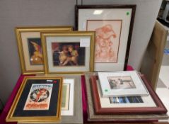 (8) Framed Decorative Prints.