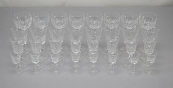 Waterford Crystal Stemware, 32 Pieces.
