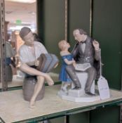 (2) Bing & Grondahl Porcelain Figures.