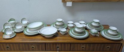 Royal Worcester Regency Porcelain Dinner Service.