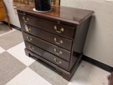 Knob Creek Mahogany 4-Drawer Chest.
