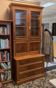 Two Section Drop Front Secretary