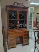 19th C. Mahogany Secretary Bookcase.