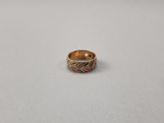 14K Yellow Gold Keepsake Ring.