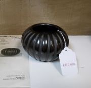 Angela Baca Santa Clara Pottery Melon Bowl