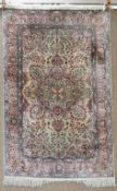 Turkish Kayseri Silk Rug.