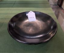 Maria Martinez San Ildefonso Blackware Charger.