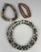 3 Jade-Perlen-Ketten