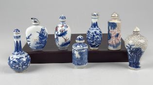 7 chinesische Snuff Bottles