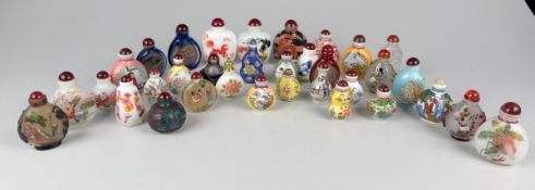 große Sammlung Snuff Bottles