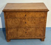 Eschenkommode Biedermeier um 1820