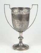 Großer chinesischer Pokal 925 Silber Quing Dyn.