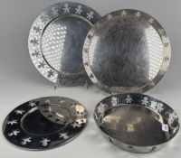 Alessi Italien: Alessi Girotondo Serviertablette & Platten, 4 Teile