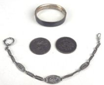 4 Teile patriot. Schmuck 1916 