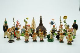 Sammlung Erzgebirgefiguren 32 Stck