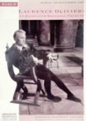 National Portrait Gallery Exhibition Poster Laurence Olivier - An Eightieth Birthday Tribute
