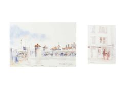 David ROWE (XX-XXI, Cornwall Watercolour Society Two Works