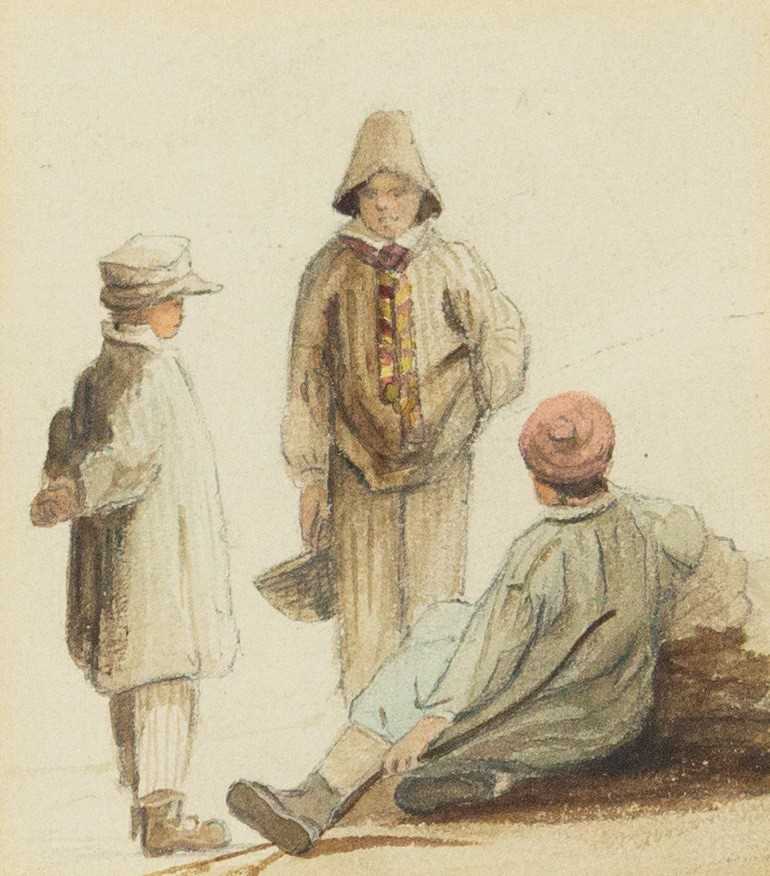 Mid 19th Century Victorian School Two works framed as one - Image 5 of 6