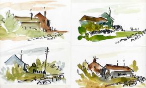 Ashley JACKSON (1940) Four Landscapes