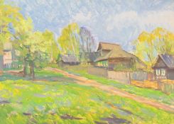 Yuri BONDARENKO (1952) Spring in The Village