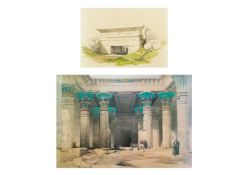 David ROBERTS (1796-1864) The Main Porch of Philae Temple