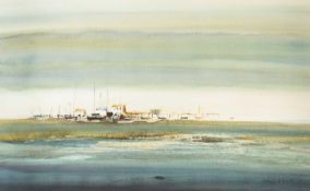 Colin David KENT (1934) Salt Marshes, Norfolk Coast