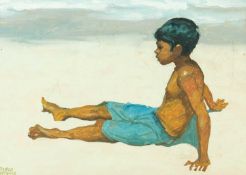Pablo MATANIA (1936) Beach Boy