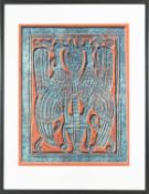 Biddy HOLDEN (1920-2017) Two Peacocks