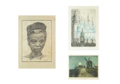 Eileen GREENWOOD (1917-2014) Brighton Pavilion Roofscape