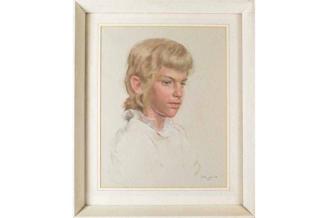 Peter WARDLE (1929-2016) Portrait of a Girl - Image 2 of 3