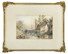 John Connel OGLE (1813-1877) after Joseph Mallord William TURNER (1775-1851) The Gothic Bridge at Eu