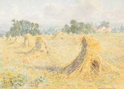 Herbert Hood COLLYER (1863-?) Haystacks