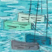 Stephen FELSTEAD (1957-2023) Mackerel Boats, Mousehole