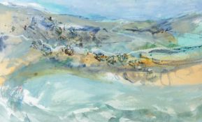 Sally HOLMAN (1949) Cliff Path to Zennor