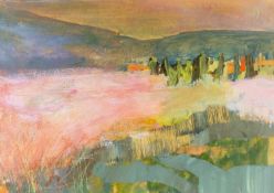 Sally HOLMAN (1949) Tuscany Landscape II