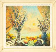 A. MIDDLEMASS (XX) Still Life with Flowers and Fruit