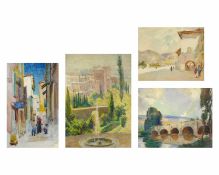 Richard Archibald RAY (1884-1968) Alhambra, Grenada, Spain (1929)