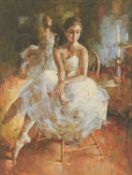 Manner of Stephen PAN(1963) Seated Ballerina