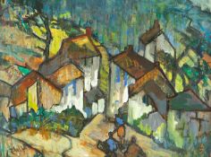 Yram ALLETS (1915-2009) Village Steeple