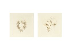 Leonor FINI (1907-1996) Two etchings