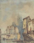 F.V. FERRARO (XIX-XX) The Arch of Titus and The Coliseum, Rome