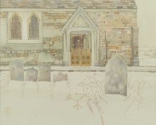 Sheila TOLLEY (1939-2019) Church Doorway - West Parley, Dorset