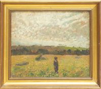 Henry T(urner) KEASBEY (1882-?) Moorland with Figure