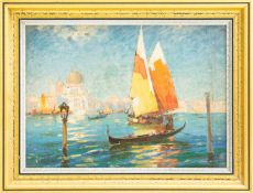 Attributed to Richard Archibald RAY (1884-1968) Venetian Fishing Boat